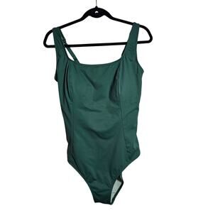 Suddenly Slim By Catalina One‎ Piece Swimsuit Bathing Suit Floral Plus Size 16W